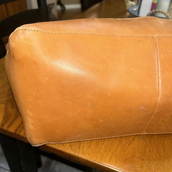 Vintage 90s LL Bean Boat & Tote Bag - Rare HTF Patchwork, Embroidered, Leather - Picture 12 of 15